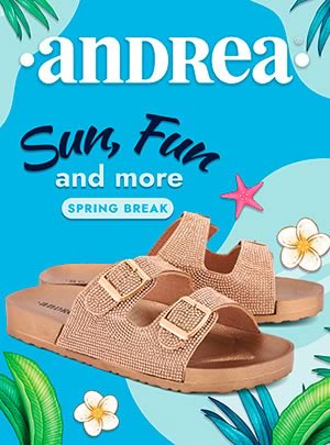 Catálogo ANDREA Ofertas en Sandalias Spring Break 2025 USA